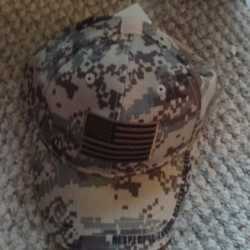 Camouflaged Military Ballcap